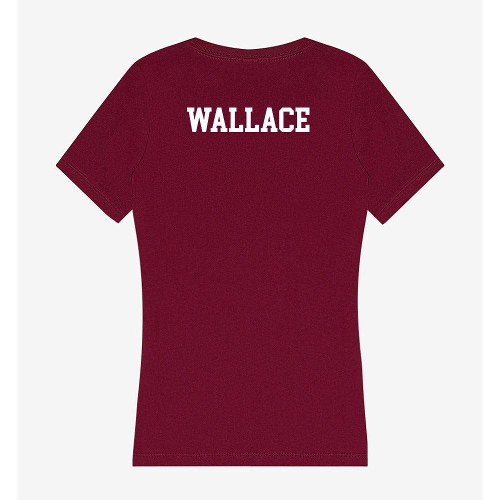 AAMU - NCAA Men's Track & Field : Cameron Wallace - Women's V-Neck T-Shirt-1