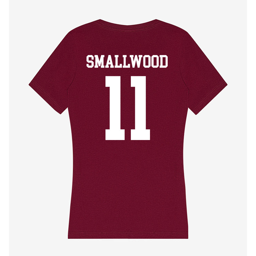 AAMU - NCAA Football : Wilburn Smallwood - Women's V-Neck T-Shirt-1