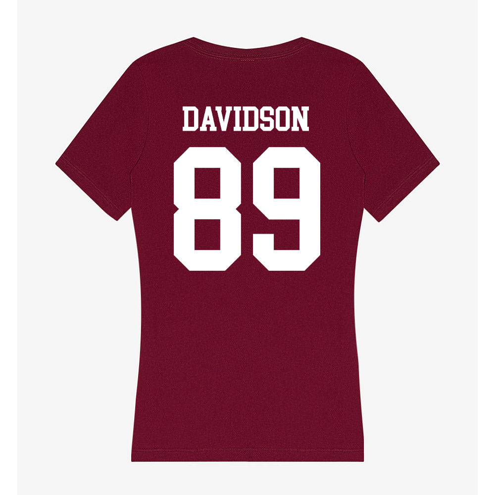 AAMU - NCAA Football : Hollis Davidson - Women's V-Neck T-Shirt-1