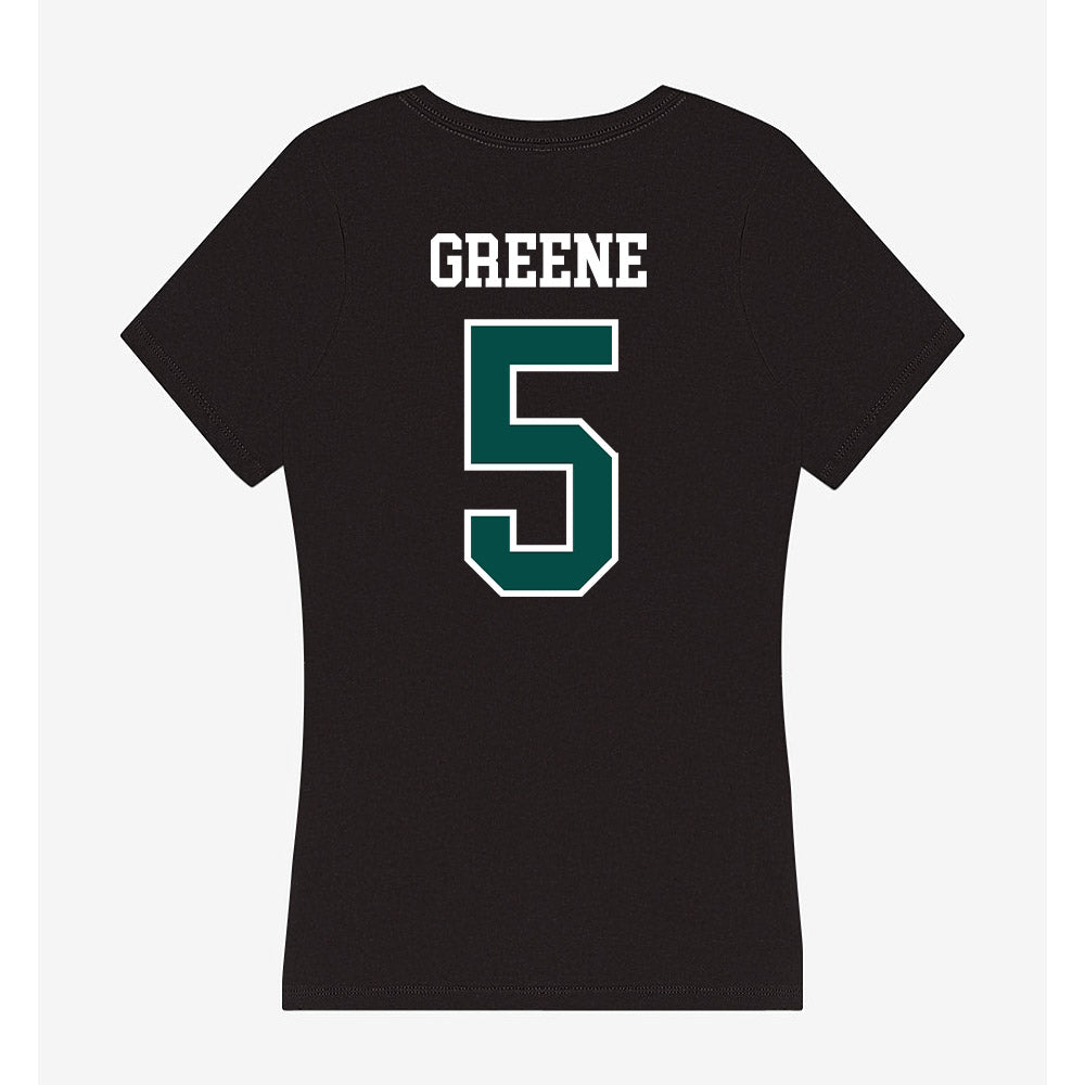 Humboldt State - NCAA Women's Volleyball : Rahni Greene - Women's V-Neck T-Shirt-1