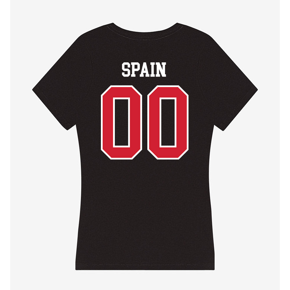 SEMO - NCAA Football : Jathan Spain - Women's V-Neck T-Shirt-1