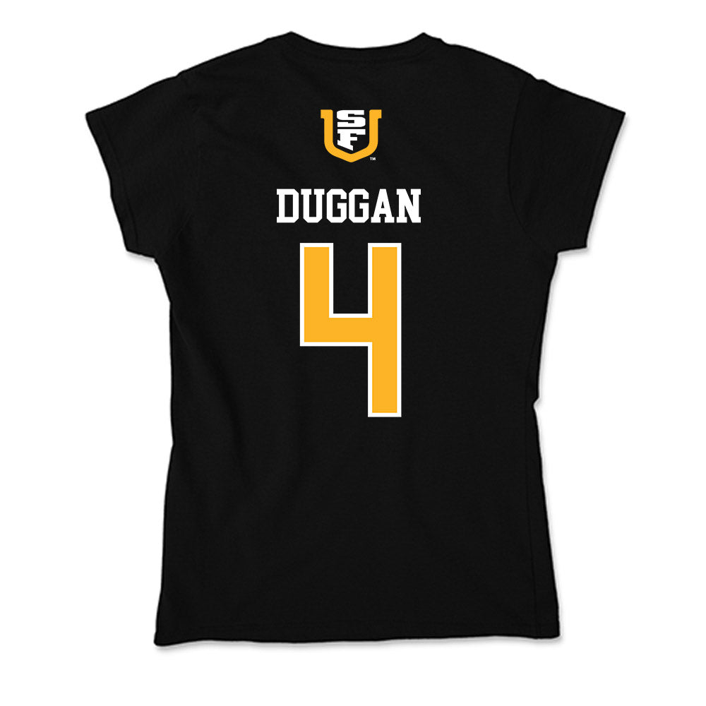 USFCA - NCAA Men's Soccer : Matthew Duggan - Soft Style Women’s T-Shirt-1