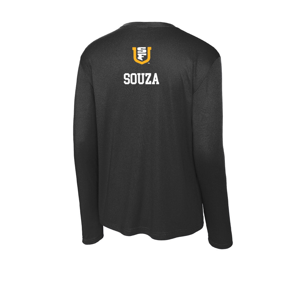 USFCA - NCAA Men's Cross Country : Dylan Souza - Activewear Long Sleeve T-Shirt-1