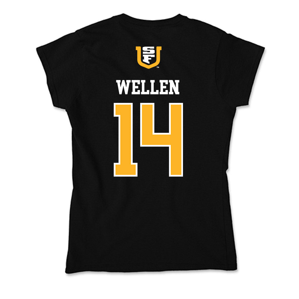 USFCA - NCAA Baseball : Braden Wellen - Soft Style Women’s T-Shirt-1