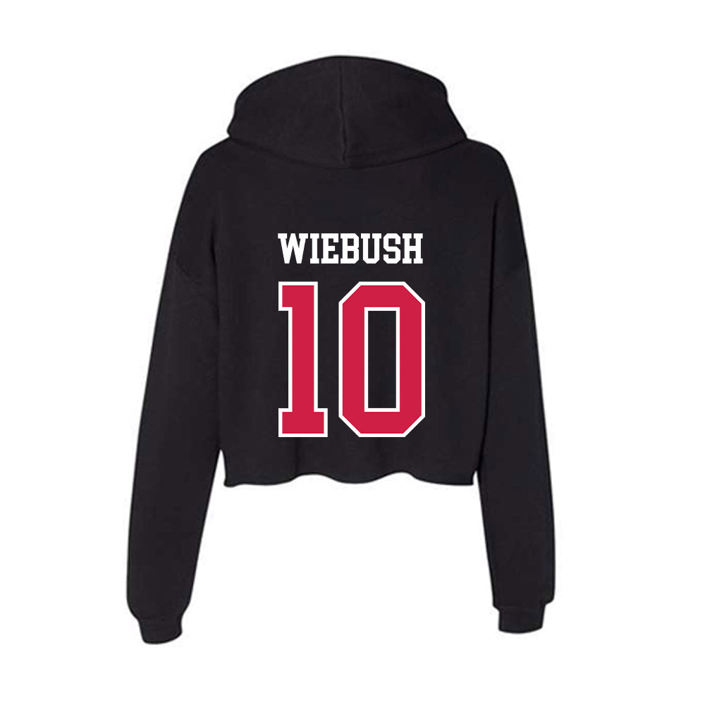 APSU - NCAA Football : William Wiebush - Women's Crop Fleece Hooded Sweatshirt-1