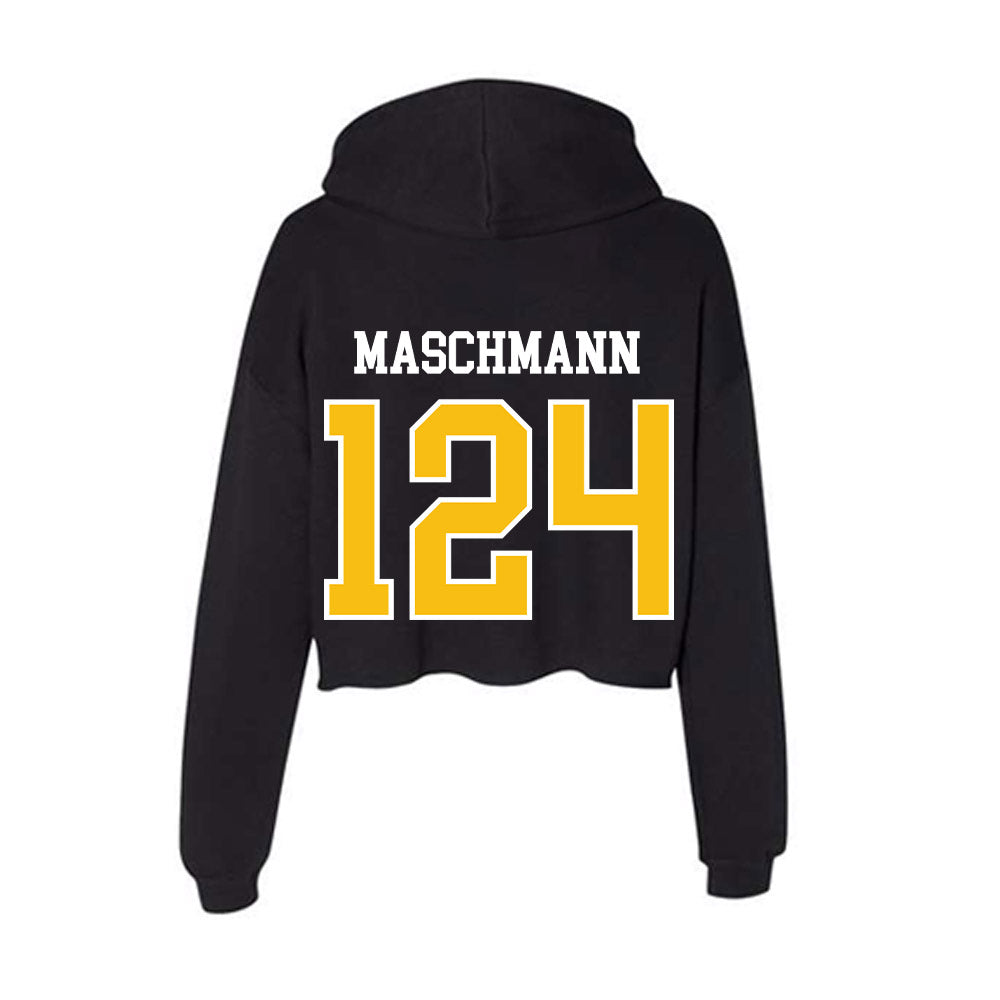 FHSU - NCAA Wrestling : Morgan Maschmann - Women's Crop Fleece Hoodie-1