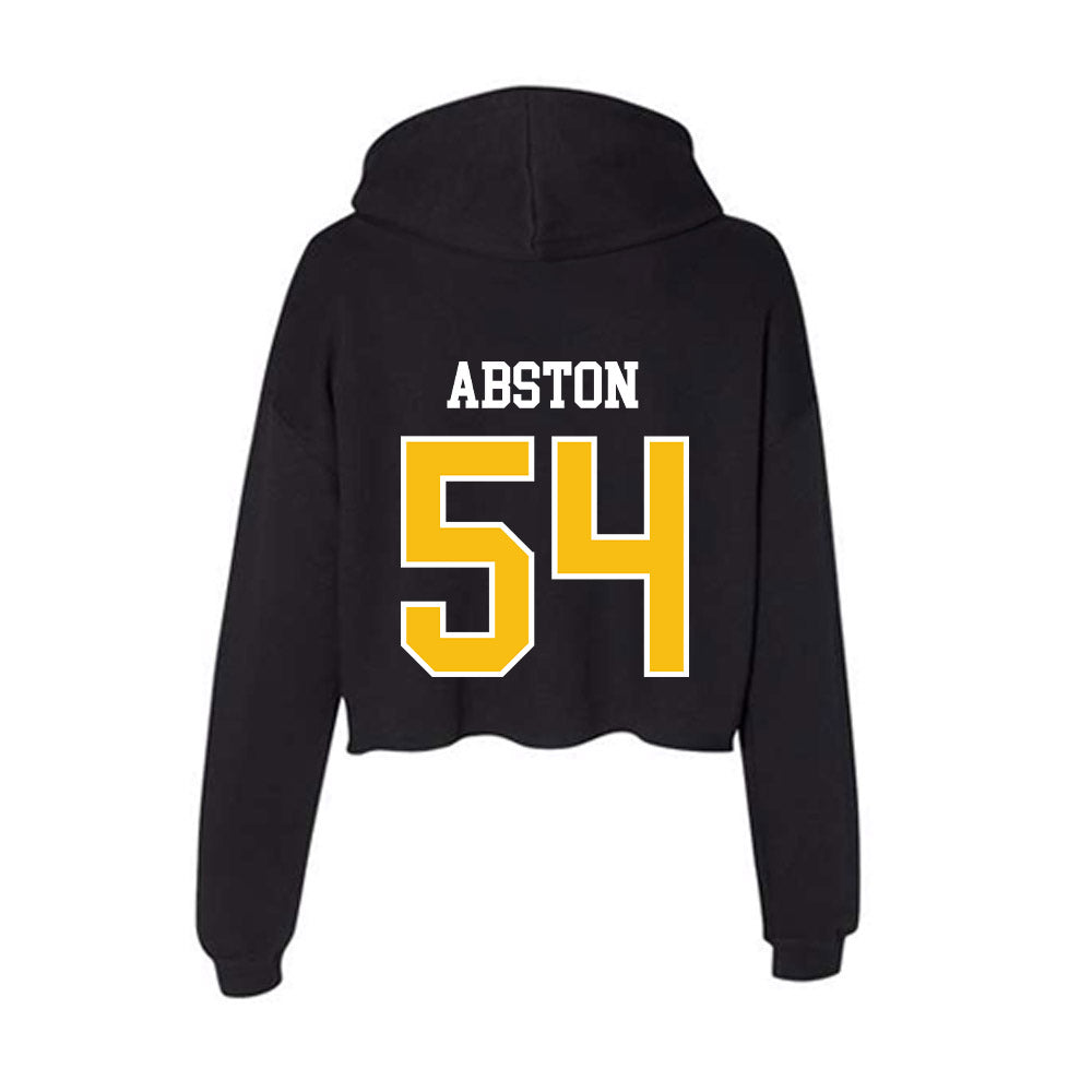 FHSU - NCAA Football : Cody Abston - Women's Crop Fleece Hoodie-1