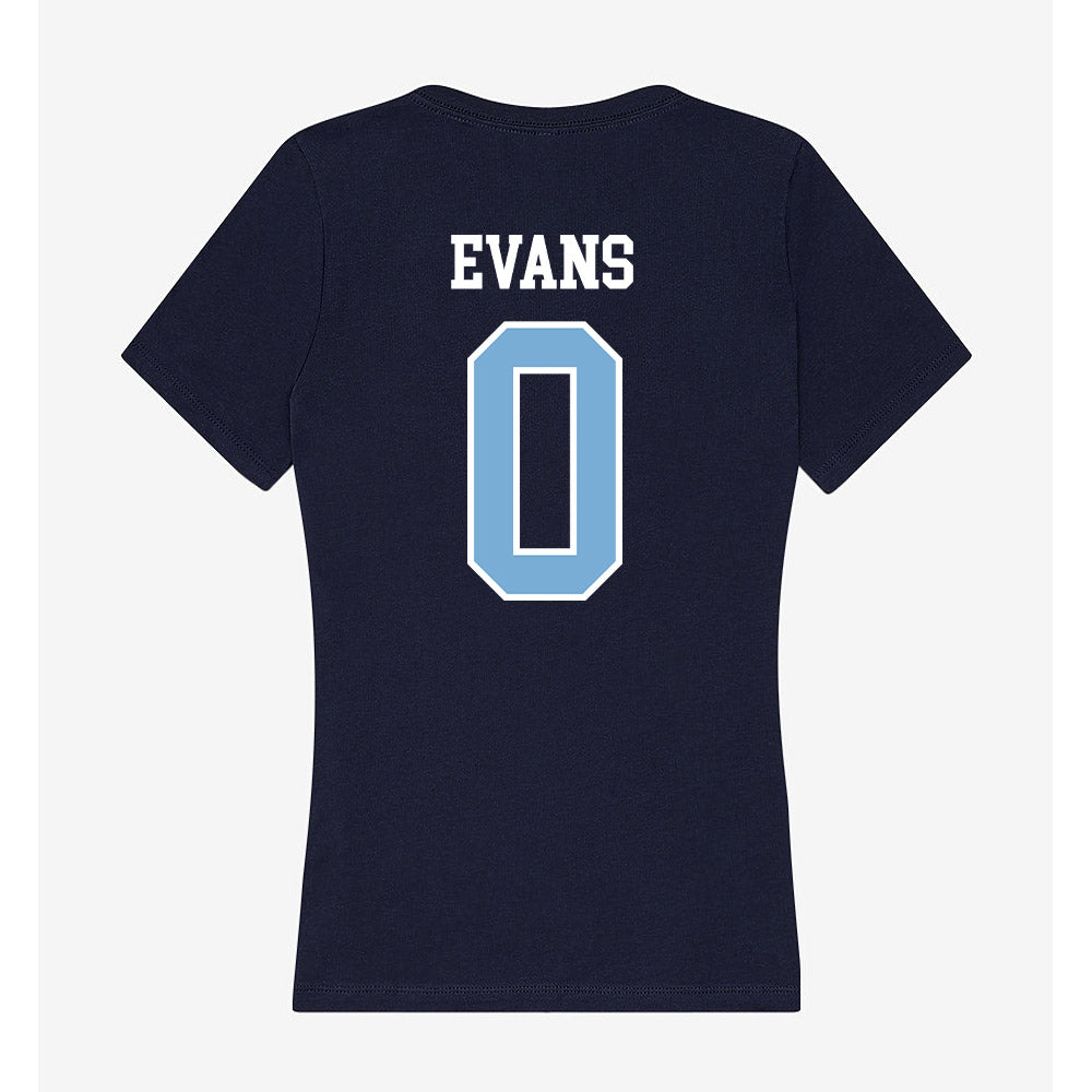 UNC - NCAA Men's Basketball : Kyan Evans - Women's V-Neck T-Shirt-1