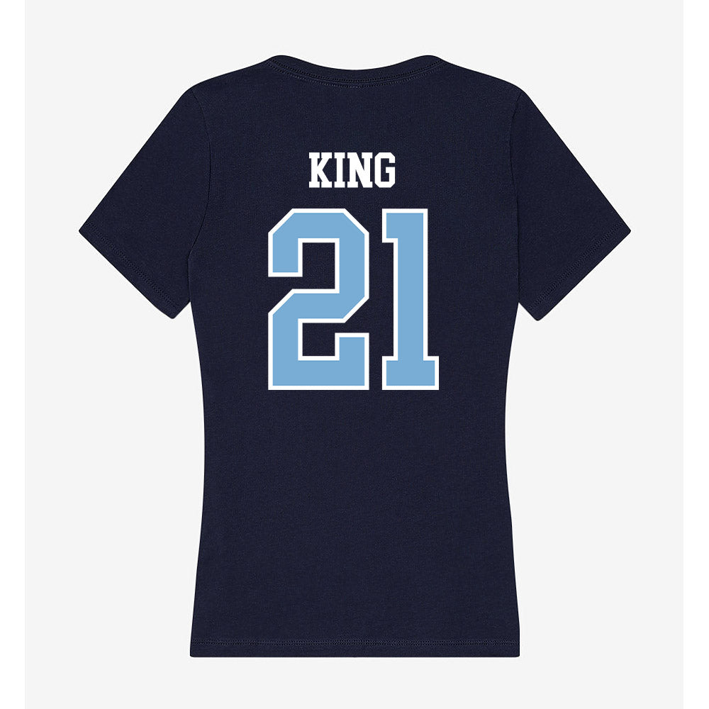 UNC - NCAA Women's Lacrosse : Reese King - Women's V-Neck T-Shirt-1