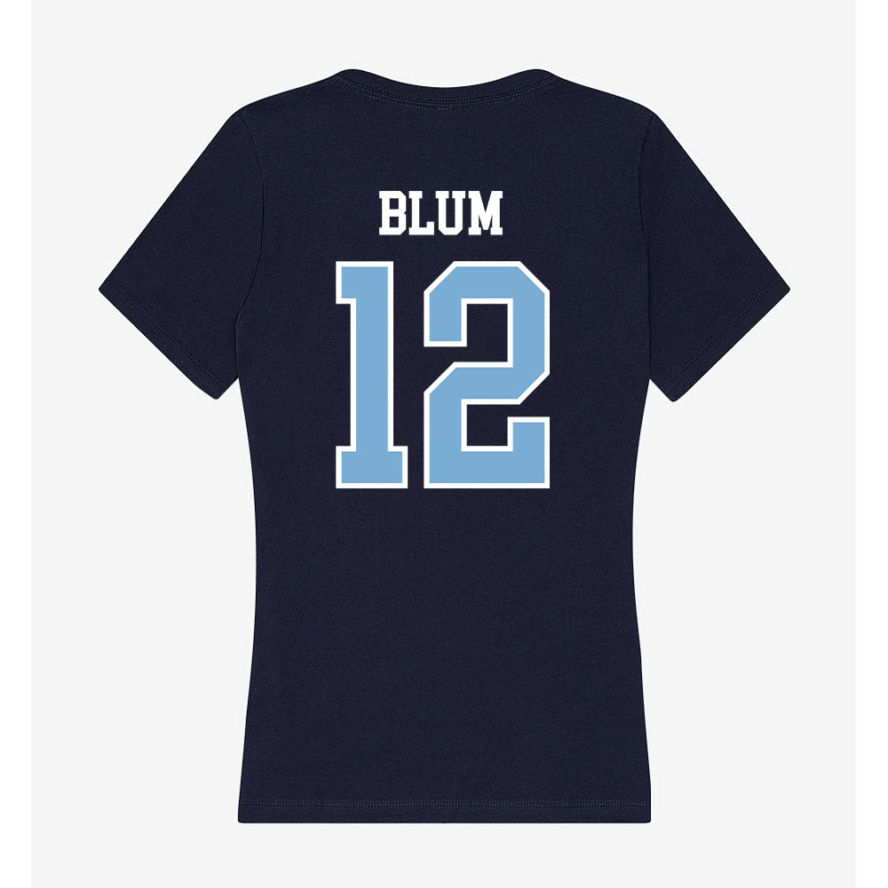 UNC - NCAA Women's Soccer : Lilliah Blum - Women's V-Neck T-Shirt-1