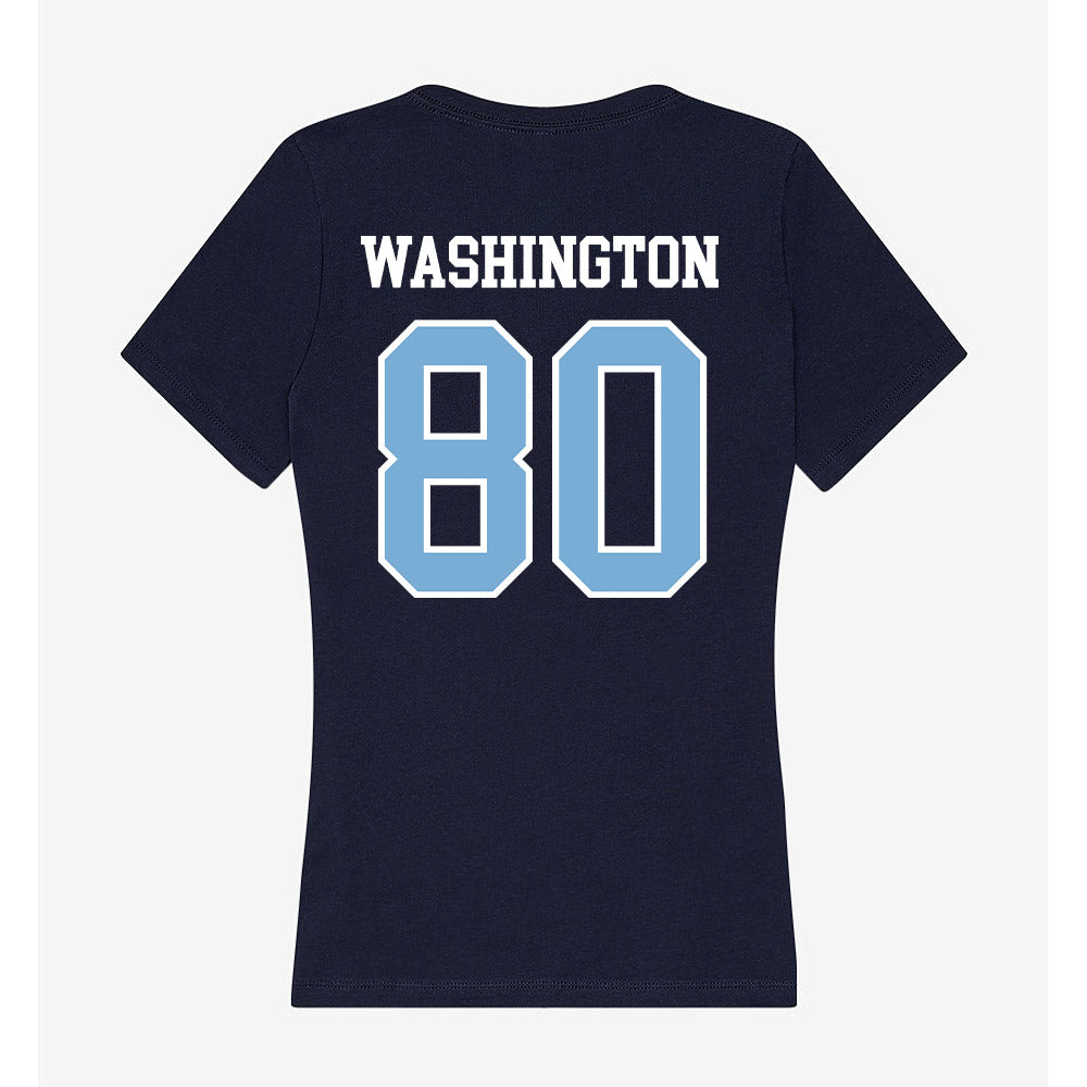 UNC - NCAA Football : Jordan Washington - Women's V-Neck T-Shirt-1