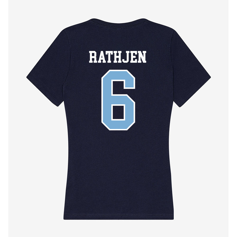 UNC - NCAA Women's Lacrosse : Charlotte Rathjen - Women's V-Neck T-Shirt-1