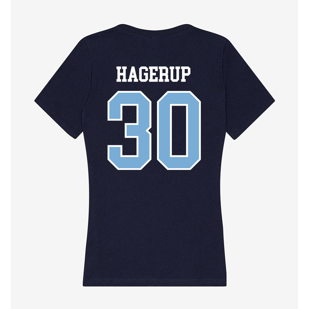 UNC - NCAA Men's Lacrosse : Leif Hagerup - Women's V-Neck T-Shirt-1