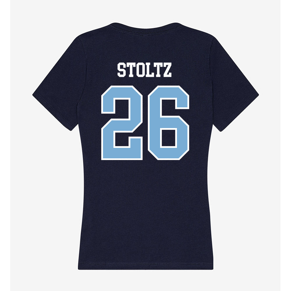 UNC - NCAA Women's Lacrosse : Sophia Stoltz - Women's V-Neck T-Shirt-1