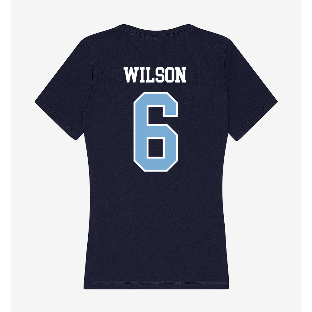 UNC - NCAA Softball : Sahara Wilson - Women's V-Neck T-Shirt-1