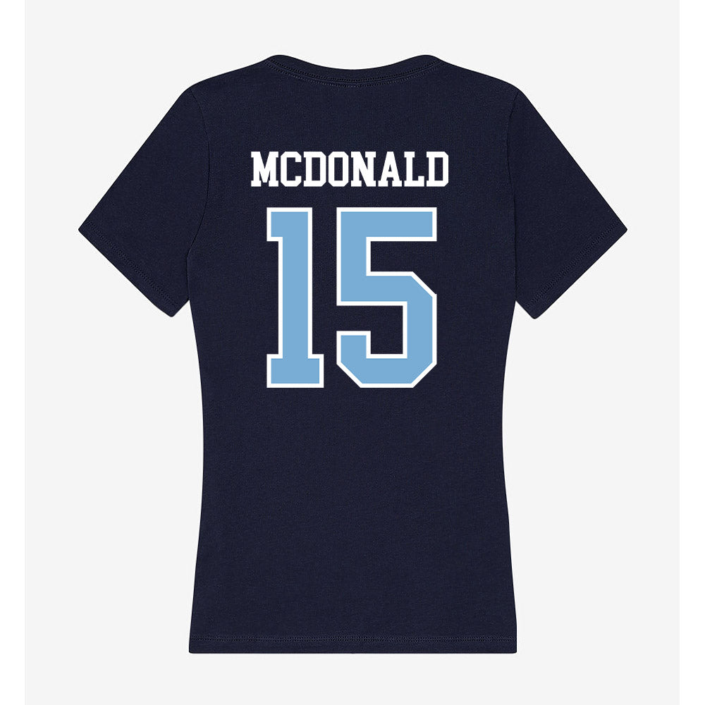 UNC - NCAA Football : Derek McDonald - Women's V-Neck T-Shirt-1