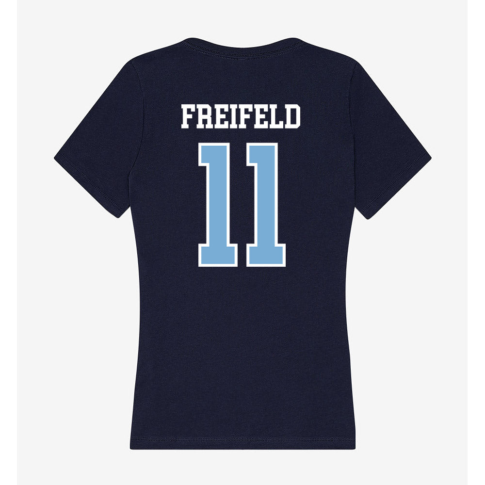 UNC - NCAA Women's Soccer : Eres Freifeld - Women's V-Neck T-Shirt-1