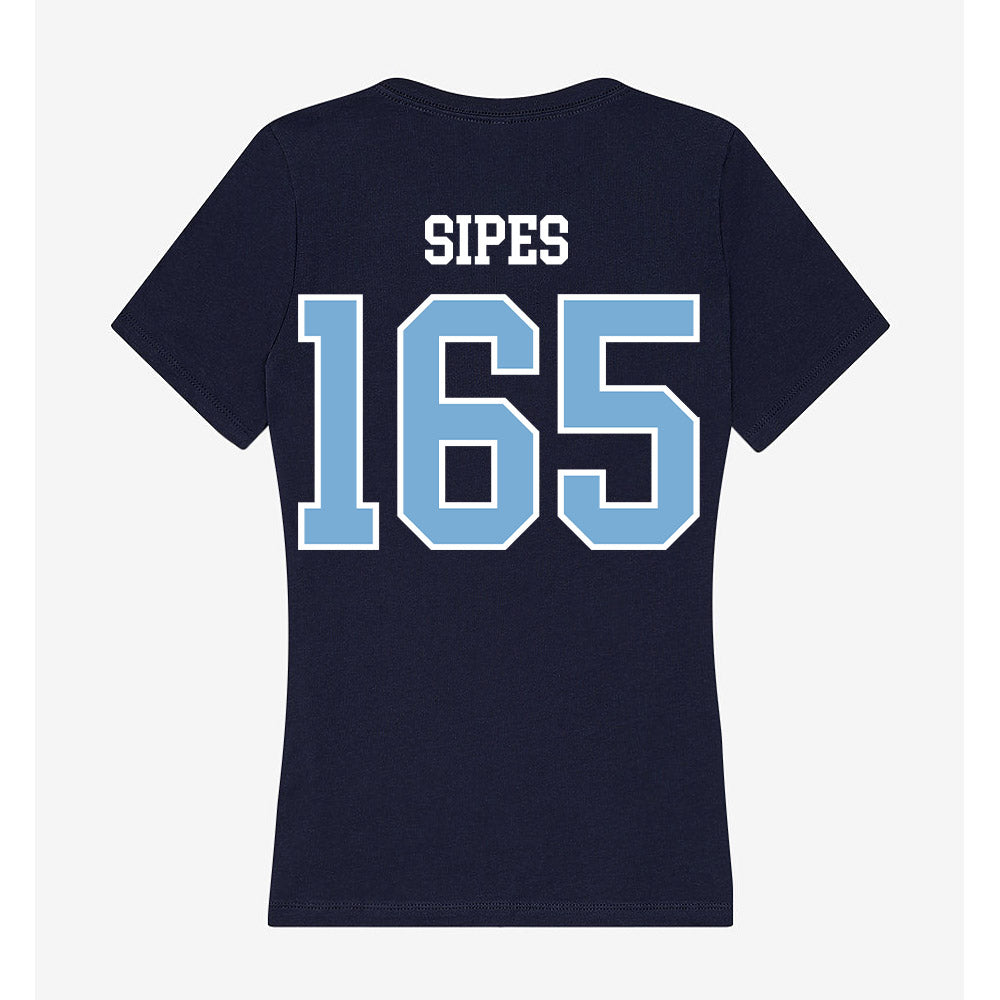 UNC - NCAA Wrestling : Lucas Sipes - Women's V-Neck T-Shirt-1