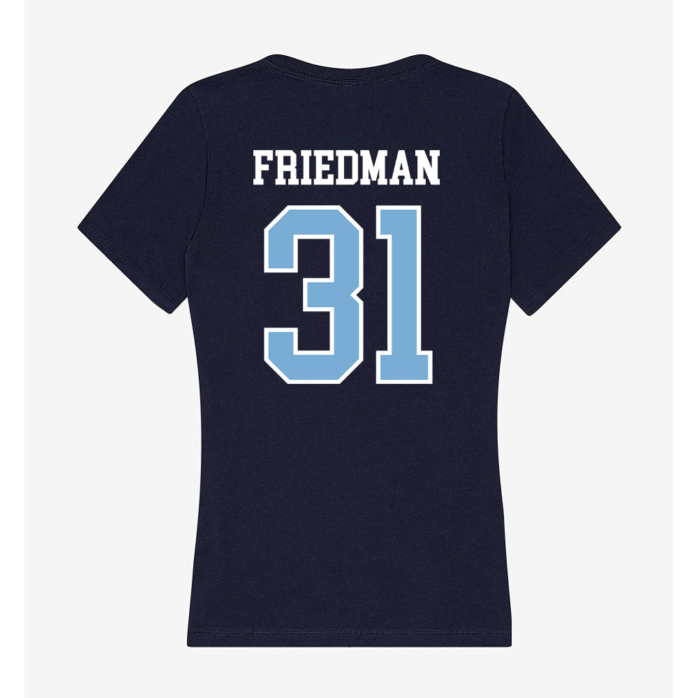 UNC - NCAA Men's Lacrosse : Caswell Friedman - Women's V-Neck T-Shirt-1