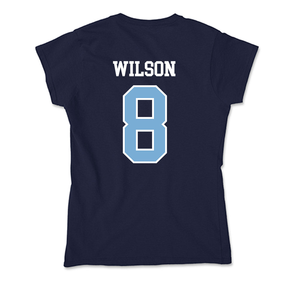 UNC - NCAA Men's Basketball : Caleb Wilson - Soft Style Women’s T-Shirt-1