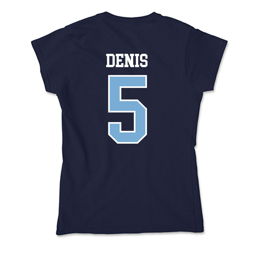 UNC - NCAA Men's Basketball : Isaiah Denis - Soft Style Women’s T-Shirt-1
