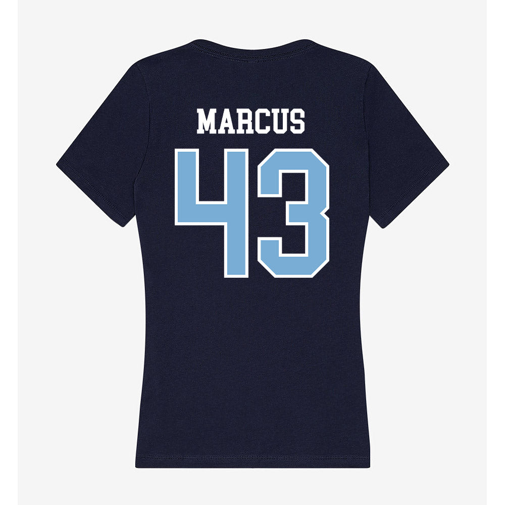 UNC - NCAA Men's Lacrosse : Josh Marcus - Women's V-Neck T-Shirt-1