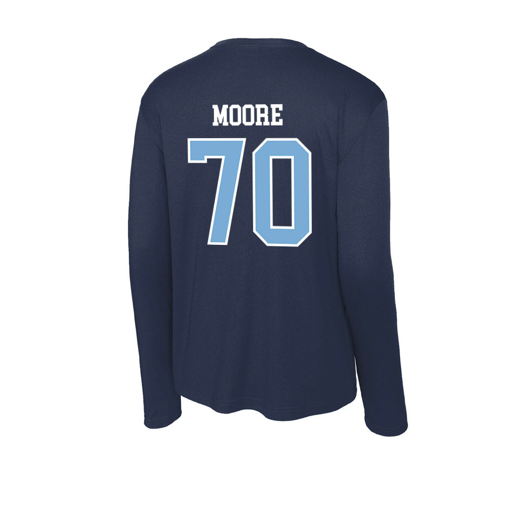 UNC - NCAA Men's Lacrosse : John Moore - Activewear Long Sleeve T-Shirt-1