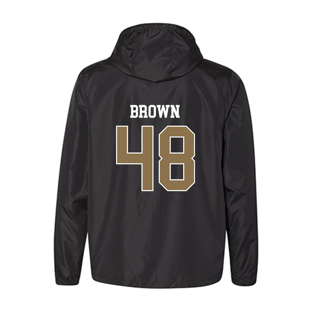UNC Pembroke - NCAA Football : Jake Brown - Classic Shersey Windbreaker-1