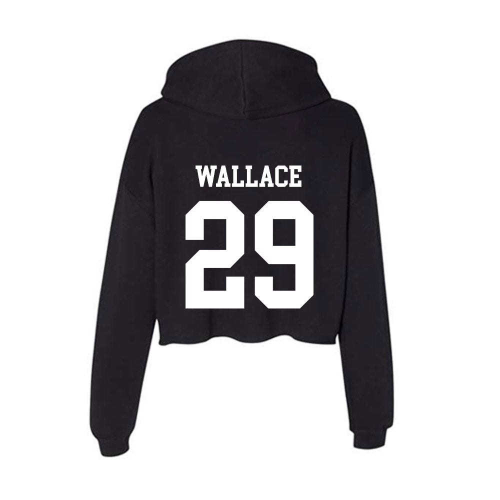 UAH - NCAA Women's Soccer : Anna Kate Wallace - Women's Crop Fleece Hooded Sweatshirt-1
