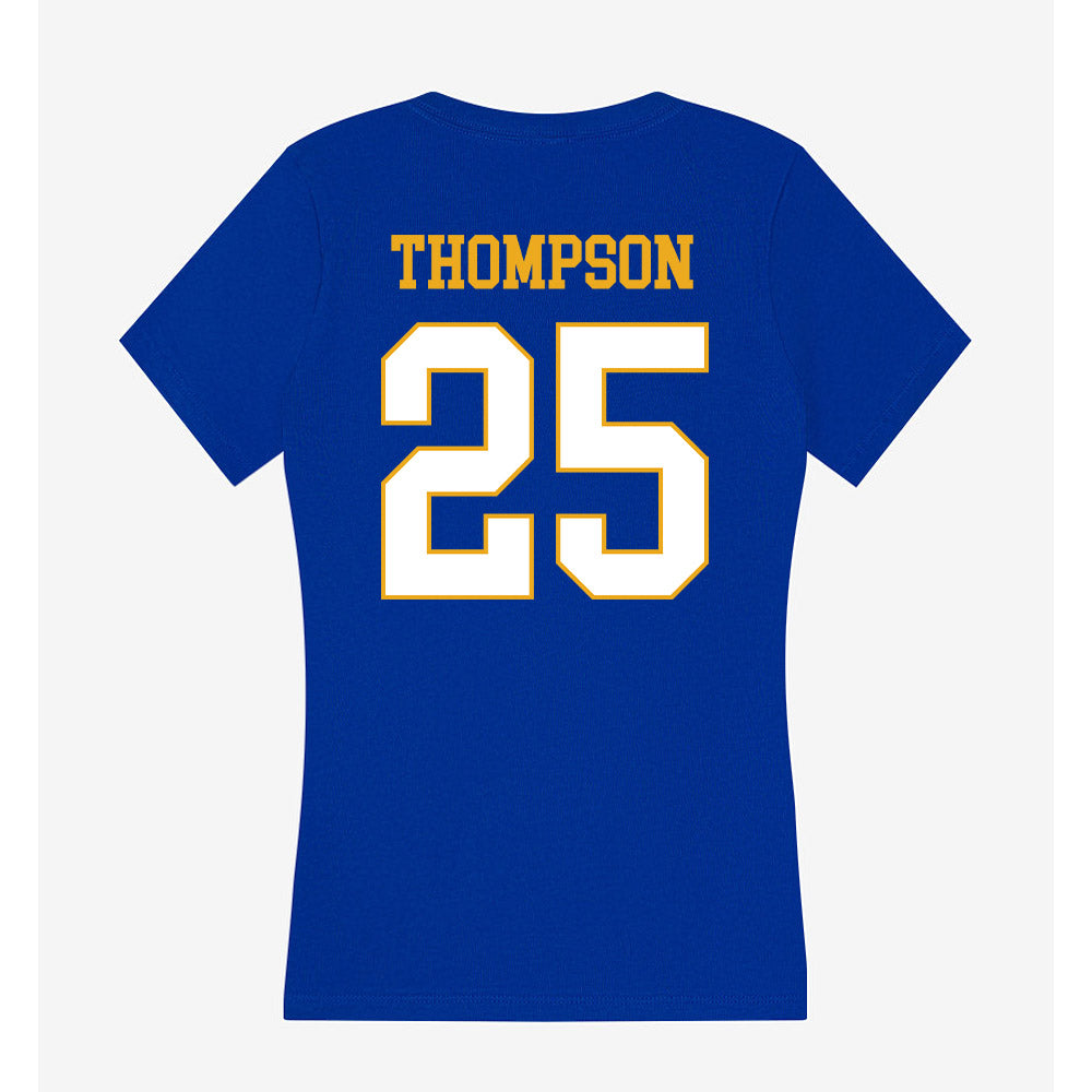 Albany State - NCAA Women's Soccer : Jada Thompson - Women's V-Neck T-Shirt-1