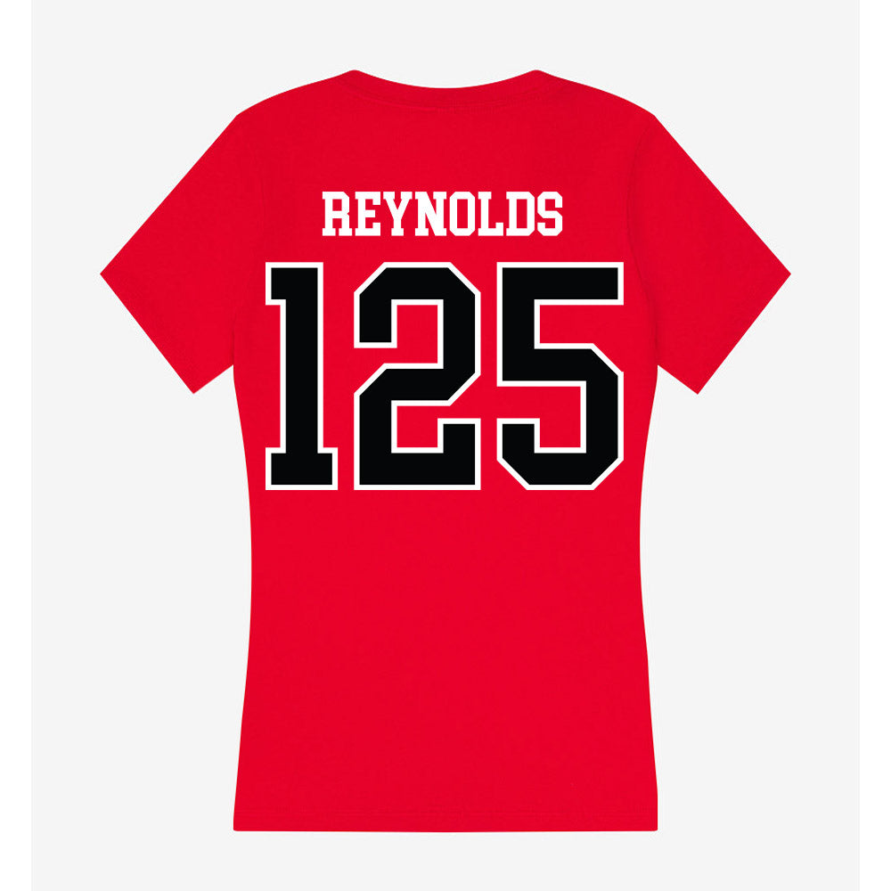 UCM - NCAA Wrestling : Zayne Reynolds - Women's V-Neck T-Shirt-1