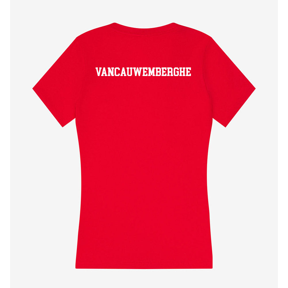 UCM - NCAA Men's Track & Field : Nolan Vancauwemberghe - Women's V-Neck T-Shirt-1