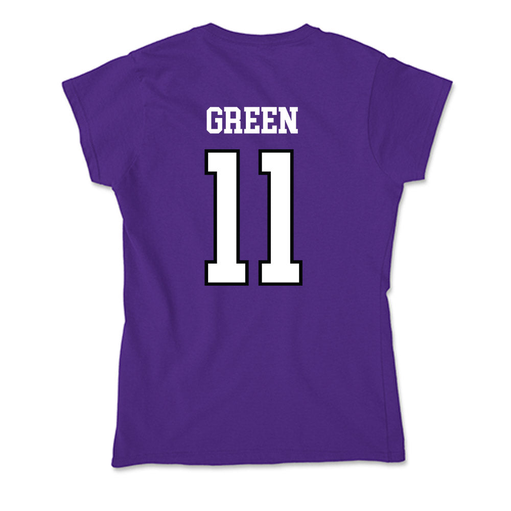 Lipscomb - NCAA Men's Soccer : Josiah Green - Soft Style Women’s T-Shirt-1