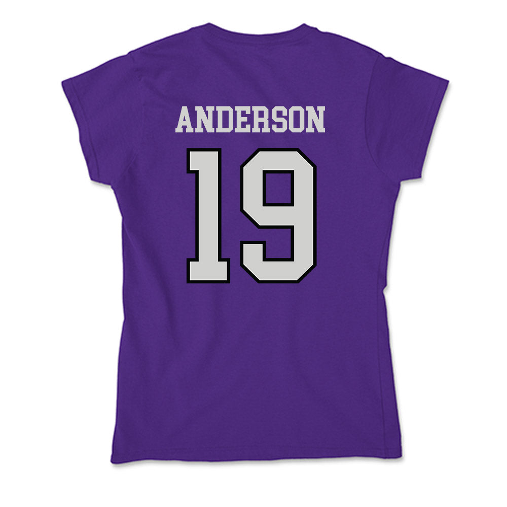 Weber - NCAA Women's Soccer : Oakley Anderson - Soft Style Women’s T-Shirt-1