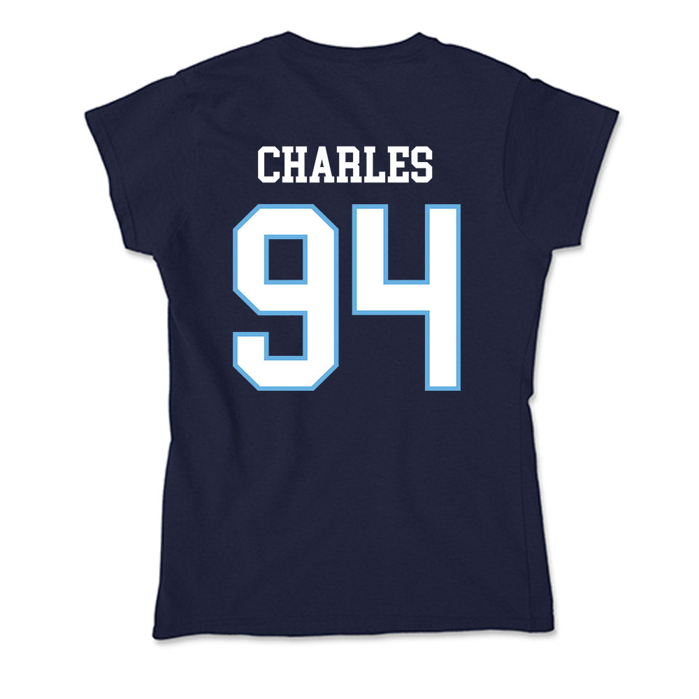 San Diego - NCAA Football : Mason Charles - Soft Style Women’s T-Shirt-1