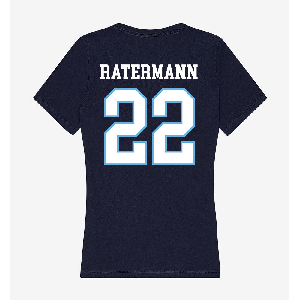 San Diego - NCAA Women's Soccer : Macy Ratermann - Women's V-Neck T-Shirt-1