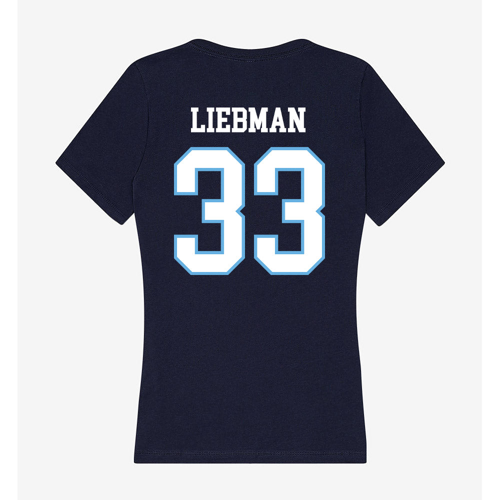 San Diego - NCAA Women's Soccer : Makenna Liebman - Women's V-Neck T-Shirt-1