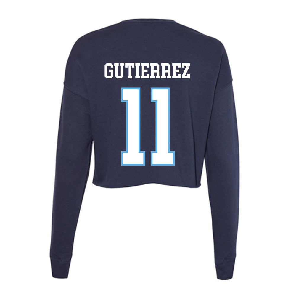 San Diego - NCAA Baseball : Diego Gutierrez - Women's Cropped Crew Fleece-1