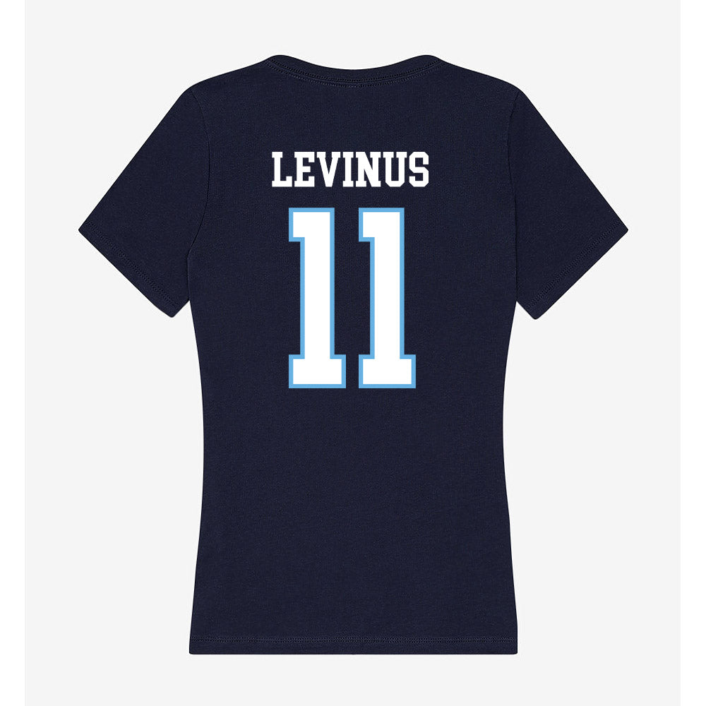 San Diego - NCAA Football : Charlie LeVinus - Women's V-Neck T-Shirt-1