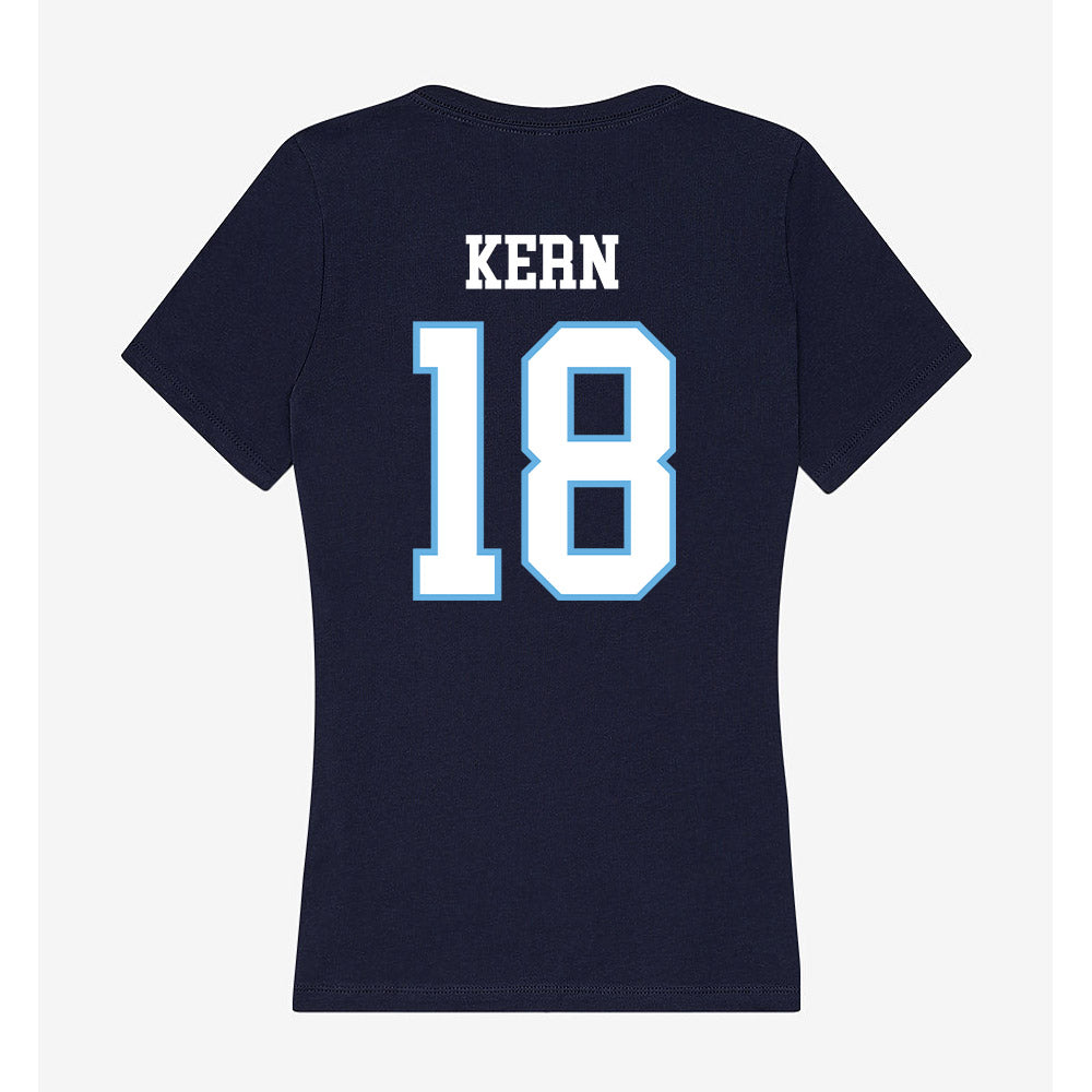 San Diego - NCAA Baseball : Tanner Kern - Women's V-Neck T-Shirt-1