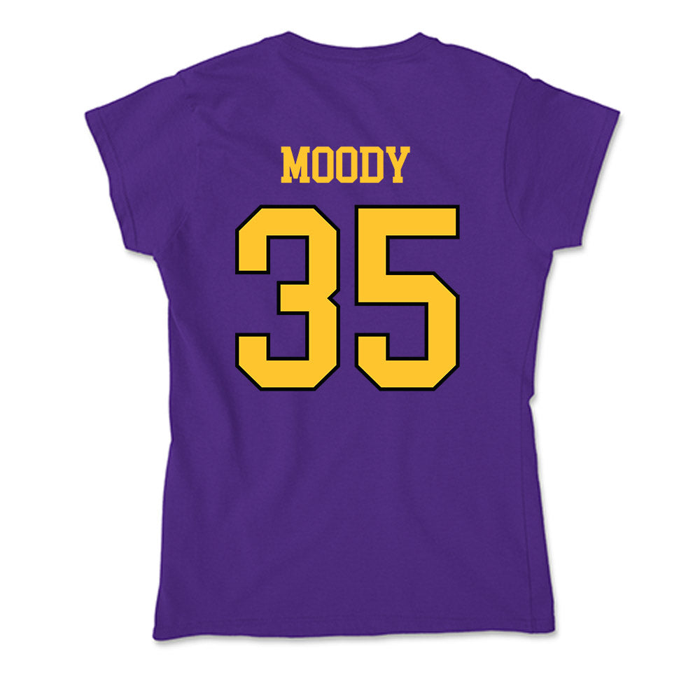 Montevallo - NCAA Men's Basketball : Miller Moody - Soft Style Women’s T-Shirt-1