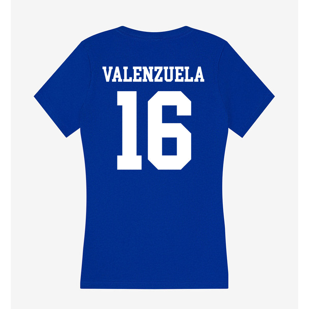 EIU - NCAA Football : Micah Valenzuela - Women's V-Neck T-Shirt-1