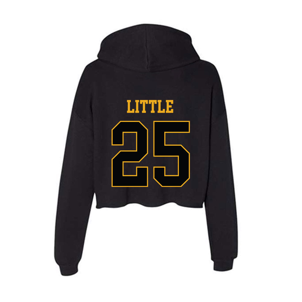 UAPB - NCAA Baseball : Randy Little - Women's Crop Fleece Hoodie-1