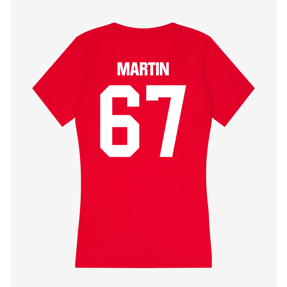 Jax State - NCAA Football : Shaun Martin - Women's V-Neck T-Shirt-1