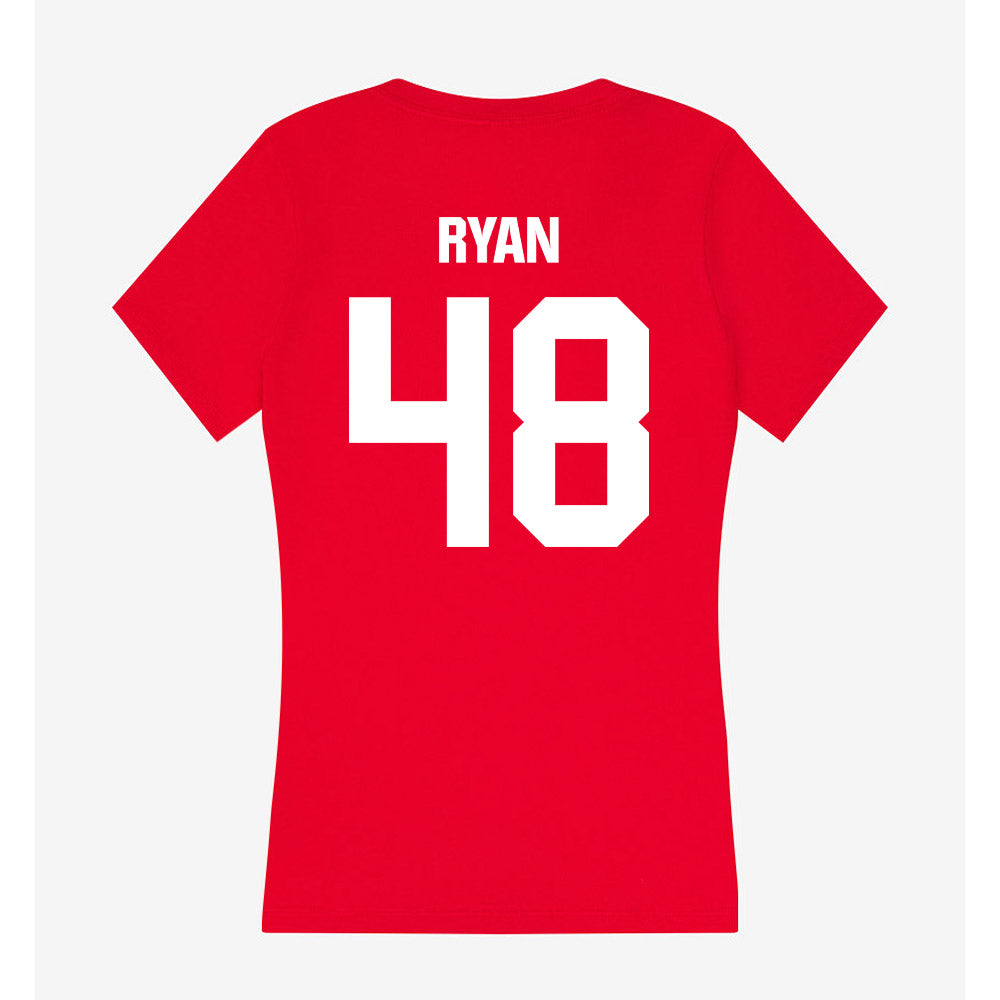 Jax State - NCAA Football : Wes Ryan - Women's V-Neck T-Shirt-1