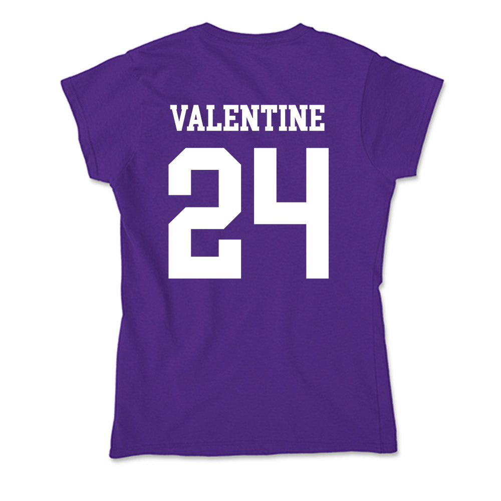 Evansville - NCAA Softball : Angela Valentine - Soft Style Women’s T-Shirt-1