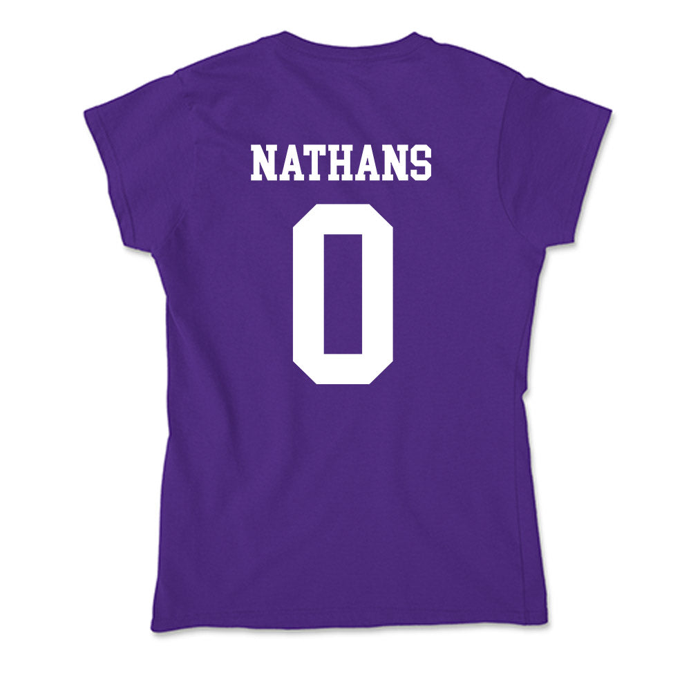 Evansville - NCAA Women's Soccer : Emma Nathans - Soft Style Women’s T-Shirt-1