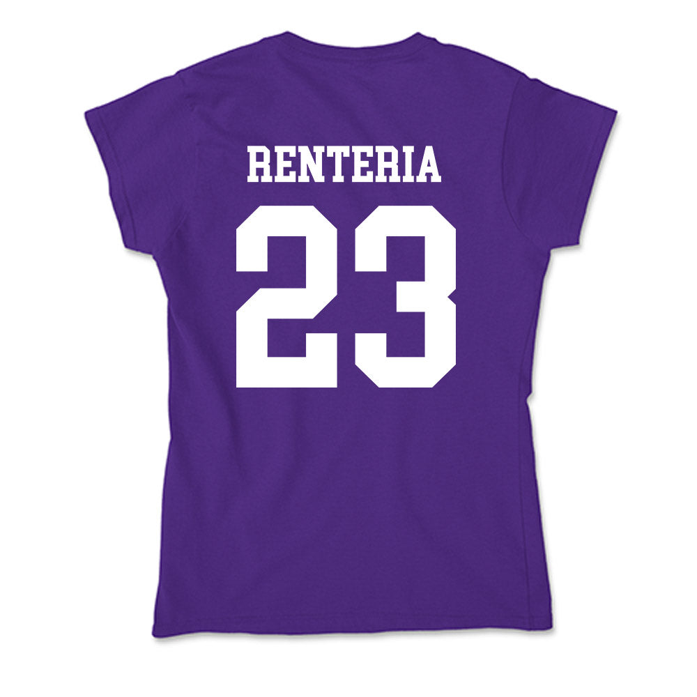 Evansville - NCAA Women's Soccer : Riley Renteria - Soft Style Women’s T-Shirt-1