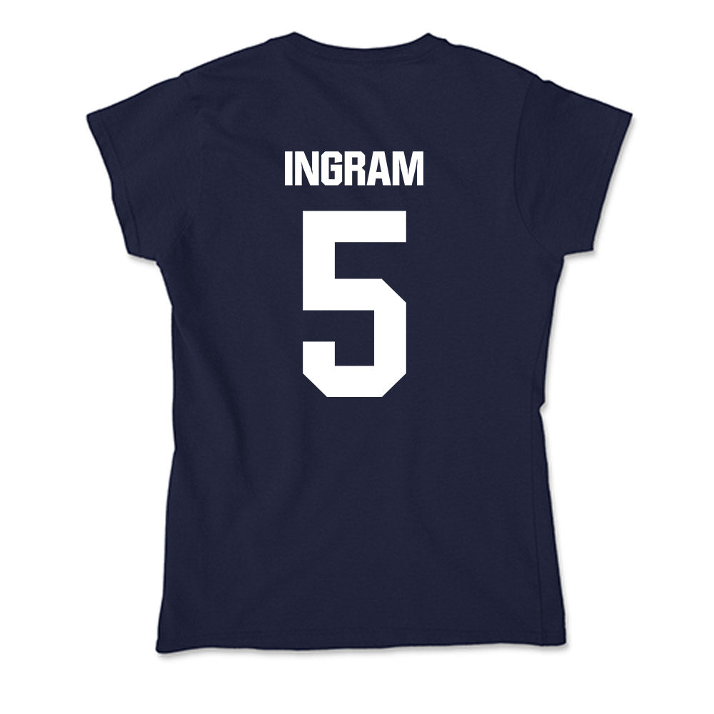 UW Stout - NCAA Baseball : Grant Ingram - Soft Style Women’s T-Shirt-1