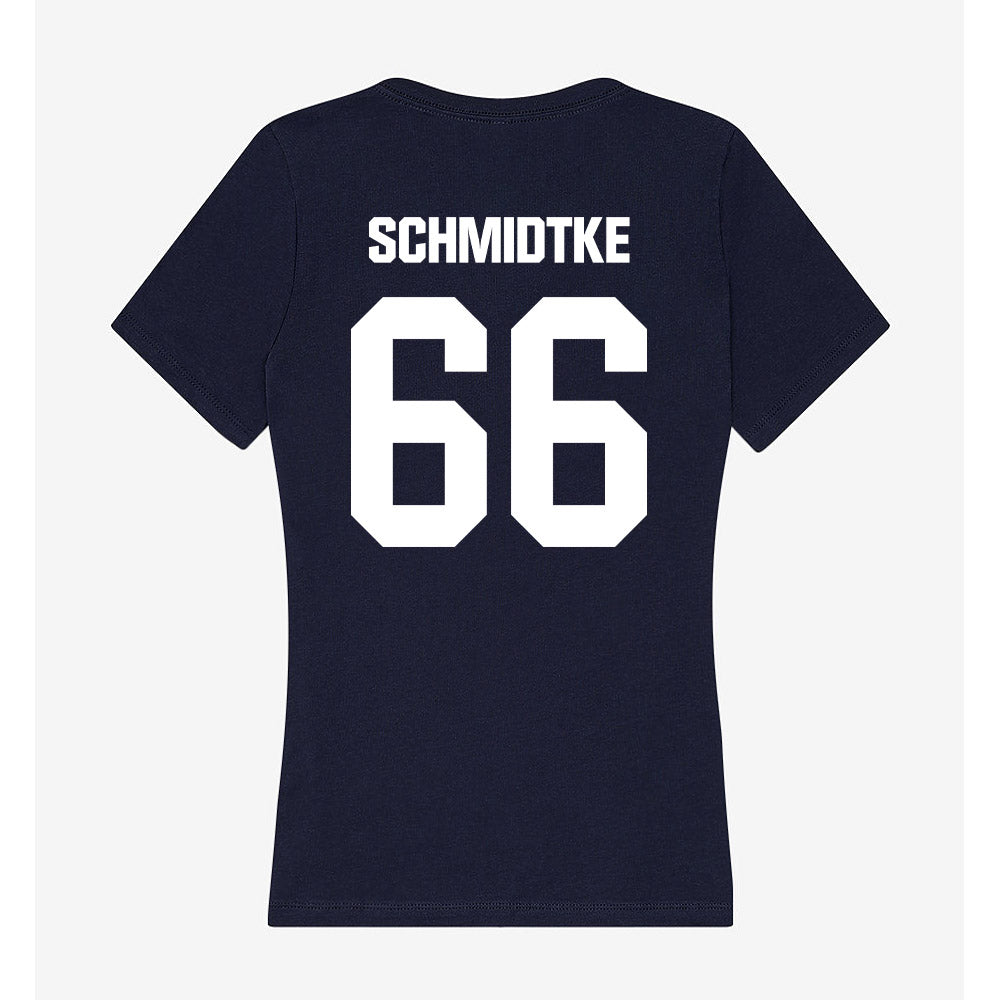 UW Stout - NCAA Football : Logan Schmidtke - Women's V-Neck T-Shirt-1